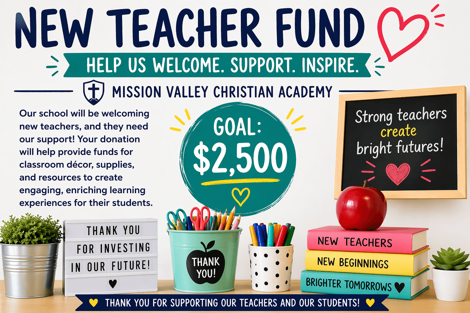 New Teacher Funds